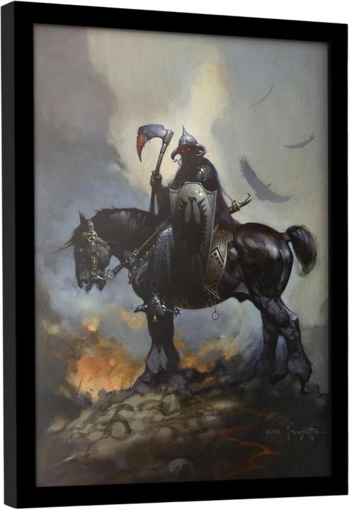 Produktbild Frank Frazetta Gerahmtes Poster Death Dealer (40 x 30 cm)