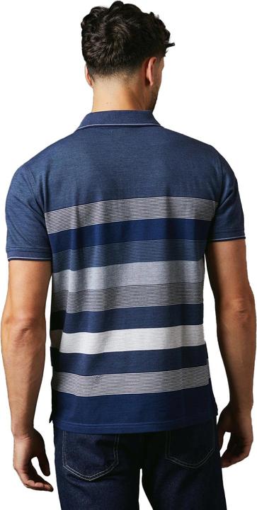 Actual product image Universal Textiles Mens Oakland Stripe Polo Shirt (L)