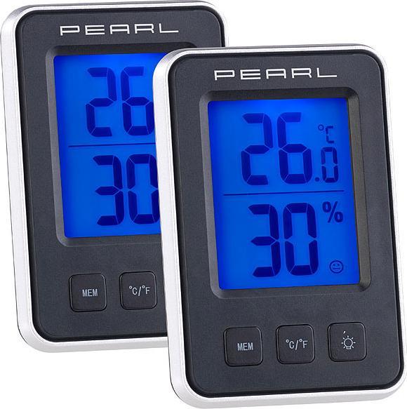 Actual product image Pearl Set of 3 digital thermometers/hygrometers