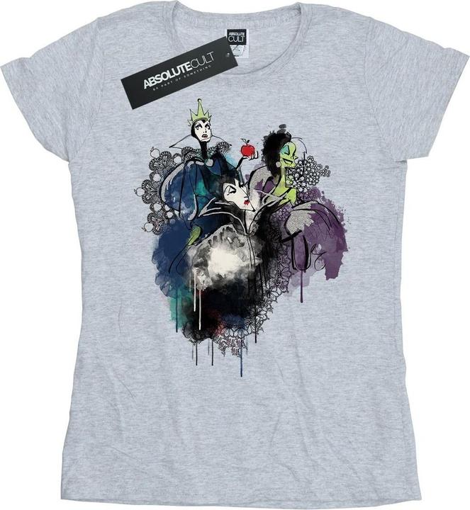 Actual product image Disney Womens/Ladies Villains Cotton T-Shirt (XL)