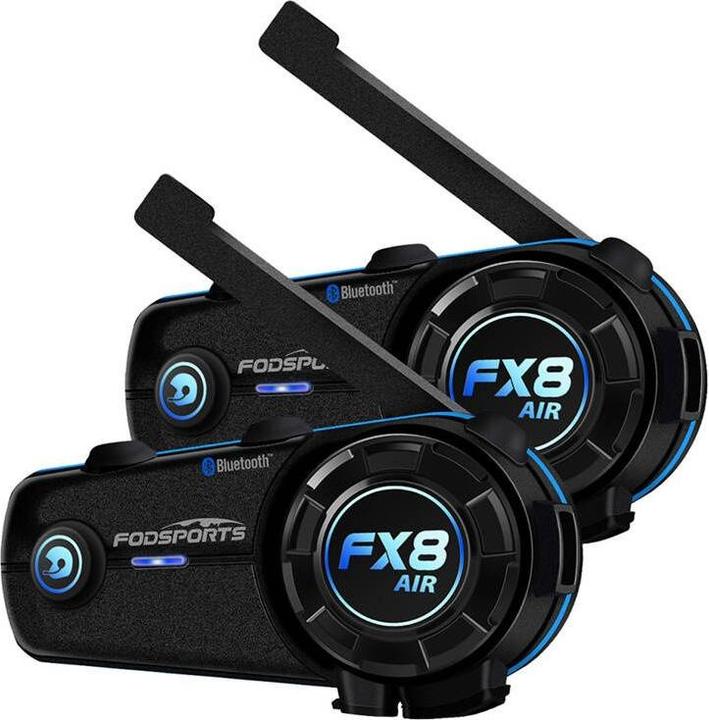 Productafbeelding Fodsports FX8 Air motor intercom twee stuks (zwart) (Set van 2)