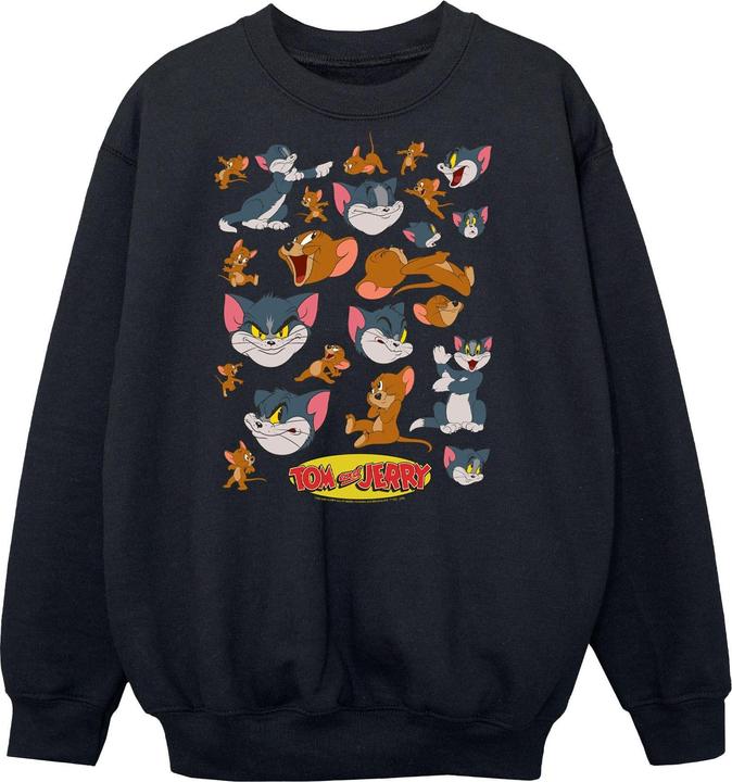 Actual product image Tom & Jerry Boys Many Faces Sweatshirt (128)