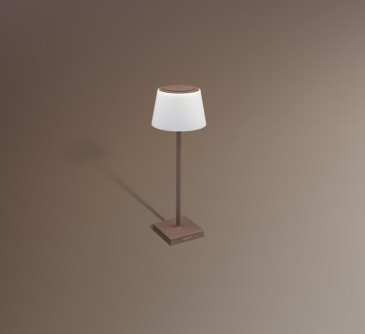 Produktbild Century LED Tischlampe MARGO corten 4W 3000K Dimm. IP54 (200 lm)
