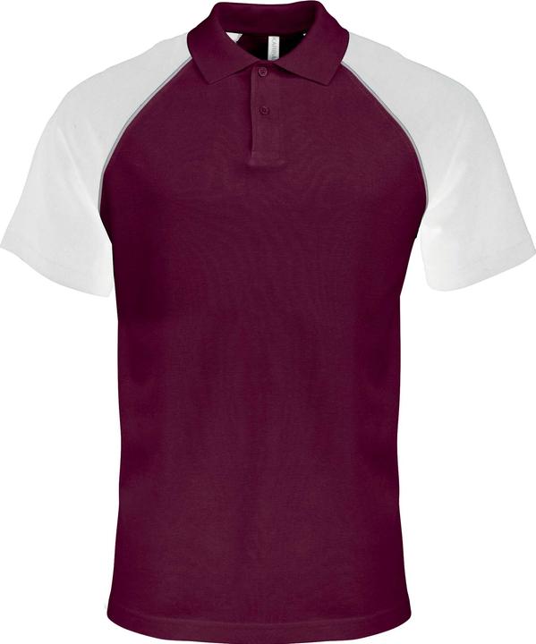 White, Burgundy Red
