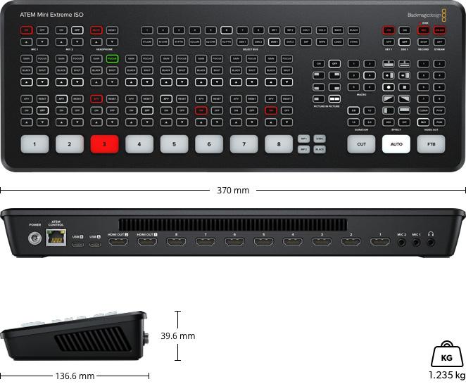 Immagine prodotto Blackmagic Atem Mini Extreme Iso