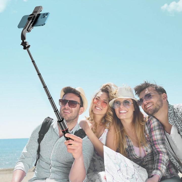 Image du produit Tech-Protect L05S Canne à selfie Bluetooth avec trépied jusqu'à 105cm et lampe LED - noir