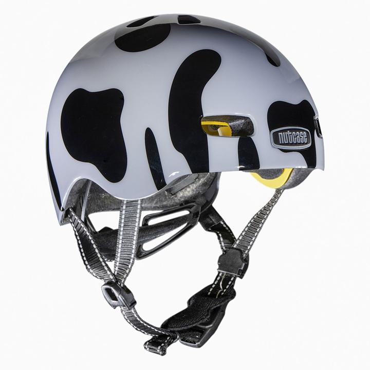 Actual product image Nutcase Baby Nutty MIPS helmet, Gloss, Moove Over, XXS | 48-52cm (48 - 52 cm)
