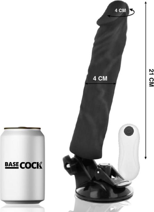 Produktbild Basecock Realistischer Dildo mit Vibration und Fernbedienung, 21cm