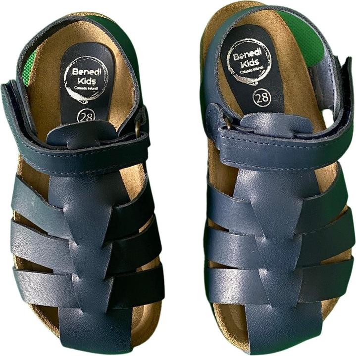Benedi kindersandalen vaquetilla