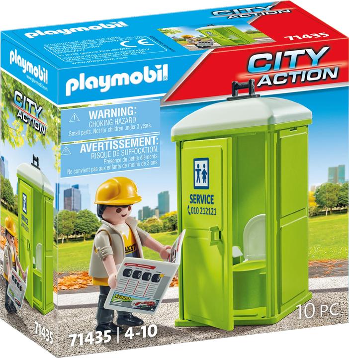 Image du produit Playmobil 71435 Toilettes mobiles (71435, Playmobil City Action)