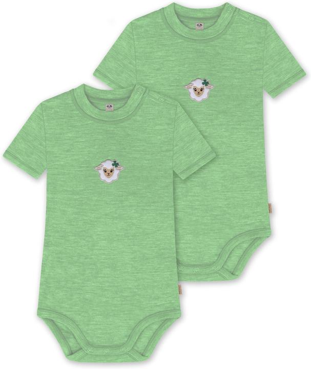 Normani 2er Set Baby Merino Kurzarmbody „Tihoi" - 9313