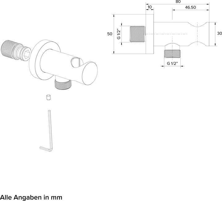 Actual product image Chris Bergen Shower set (3 Beam types)