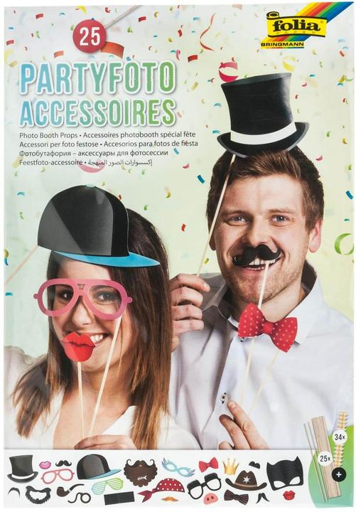 Produktbild Folia Partyfoto Accessoires (200 g/m², 25 x, A4)
