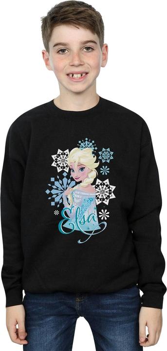 Actual product image Disney Boys Frozen Elsa Snowflakes Sweatshirt (140, 146)