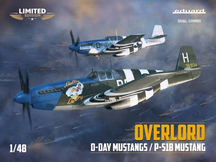 Produktbild Eduard OVERLORD: D-DAY MUSTANGS / P-51B MUSTANG DUAL COMBO 1/48 EDUARD-LIMITED