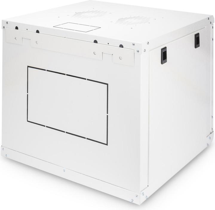 Produktbild Digitus 48,3cm 19Zoll Wandschrank 9HE SoHoline RAL7035 grau ohne Boden 505mmx600mmx450mm (9 HE, 19 Zoll Rack)