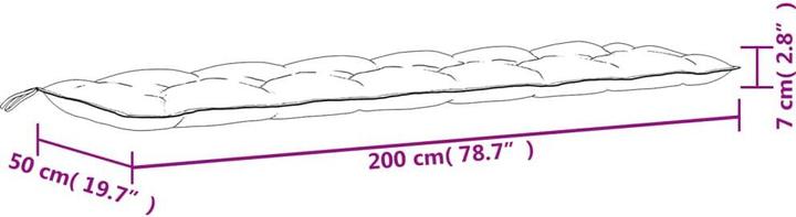 Produktbild VidaXL Alfredo (200 x 50 x 7 cm)