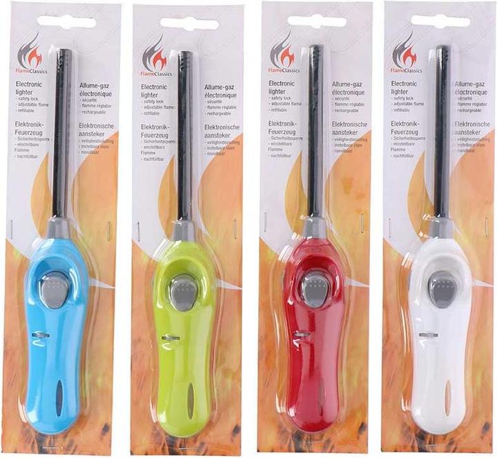 Produktbild NoName Bequemes Gasfeuerzeug, lang 26 cm (grün)