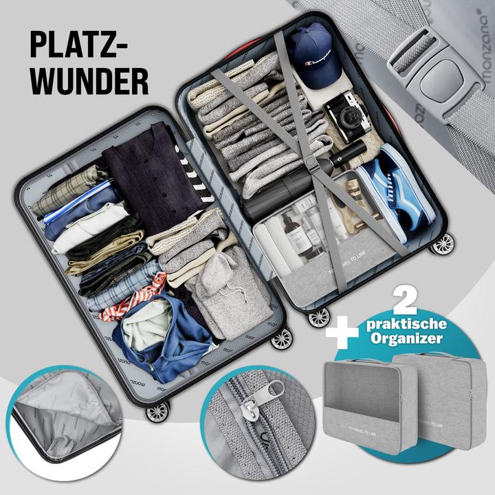 Image du produit Monzana Boîtier rigide TSA lock set of 3