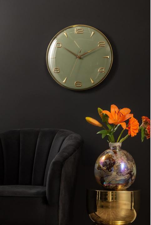 Actual product image Karlsson Wall clock Sienna Glow Jungle green (40.60 cm)