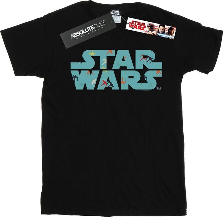 Actual product image Star Wars Mens Retro X-Wing Pattern Logo T-Shirt (M)