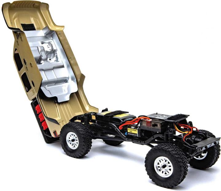 Productafbeelding Axial Schaal Crawler SCX24 Jeep JT Gladiator, Beige, 1:24, RTR (RTR Gereed voor gebruik)