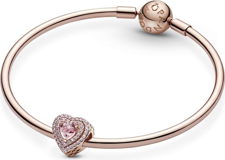 Image du produit Pandora Coeur Rose Charms/Beads (Argent, Alliage métallique)