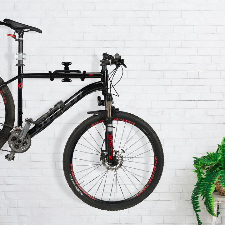 Produktbild Relaxdays Fahrrad-Wandhalterung (Schwarz)