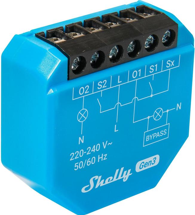 Produktbild Shelly 2L Gen3 (Schaltaktor)