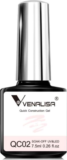 Image du produit Venalisa Gel de construction rapide Soft Pink UV/LED (Soft Pink, Vernis semi-permanent)