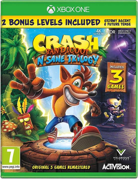 Image du produit Activision Microsoft Crash Bandicoot N. Sane Trilogy, Xbox One (Xbox One S, EN)