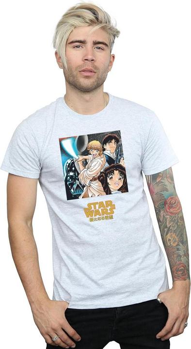 Produktbild Star Wars Anime Poster TShirt (S)