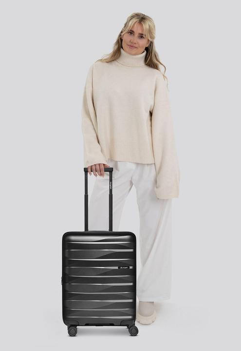 Actual product image Bergpfeil Travel 4-wheel cabin trolley S 55 cm with expansion pleat (44 l, Hand luggage (up to 50 litres))