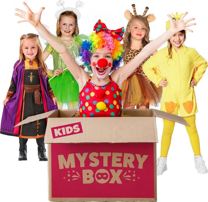 Actual product image Metamorph Mystery Box - 3 Mädchenkostüme (134, 140)