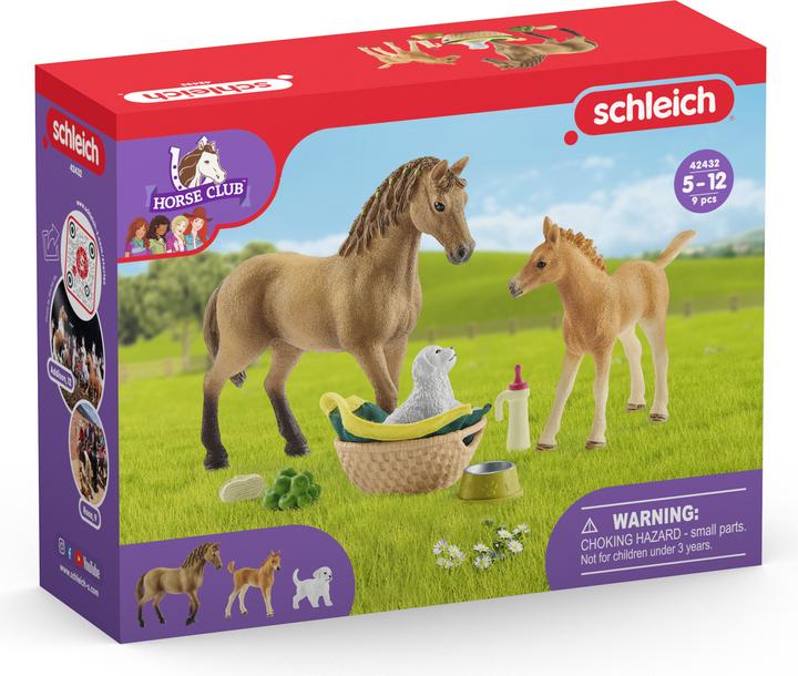Image du produit Schleich Le soin des bébés animaux de Sarah