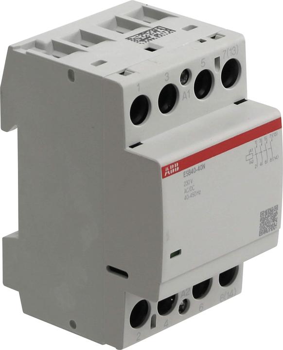 Produktbild ABB ESB40-40N-06 Installationsschütz 4S/0Ö, 230 V AC/DC