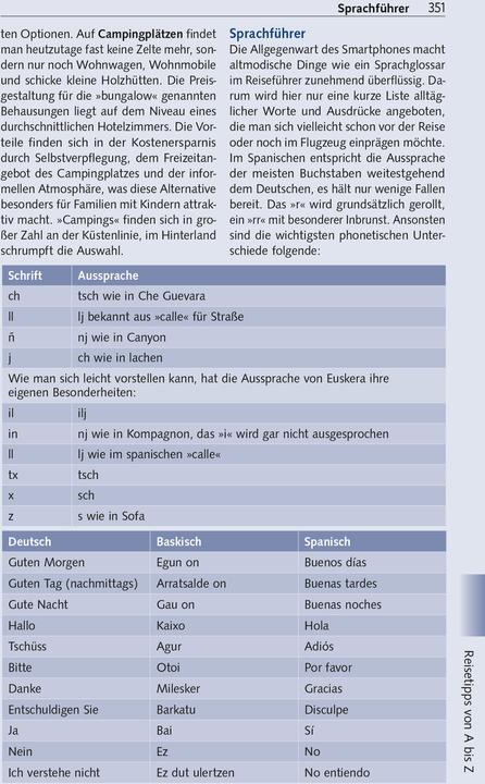 Nährwerte und Zutaten Reiseführer Baskenland (Deutsch, Jens Wiegand, 2024)