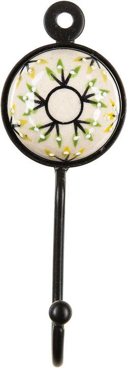 Actual product image Tranquillo Wall Hook Hand Painted Beige/Black