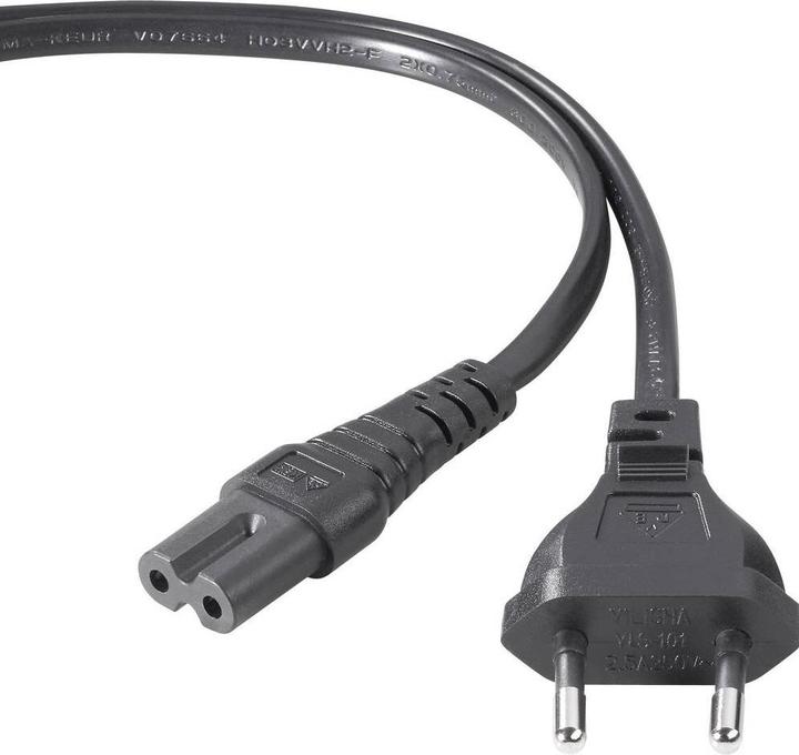 Produktbild Belkin Stromkabel IEC 60320 C7 bis Eurostecker (M) (1.80 m)