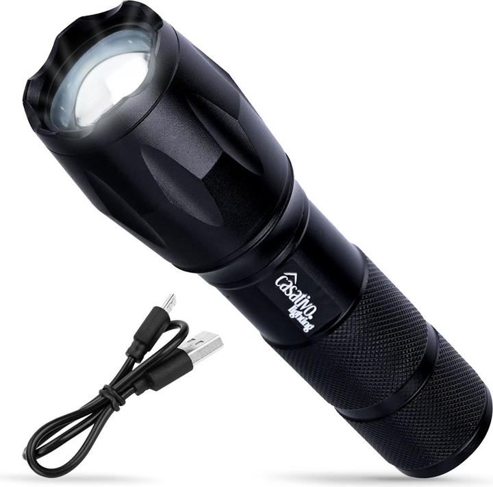 Produktbild Casativo 2in1 LED-Taschenlampe & Powerbank, 260 lm, Li-Ion-Akku, IP44 (13.30 cm, 260 lm)