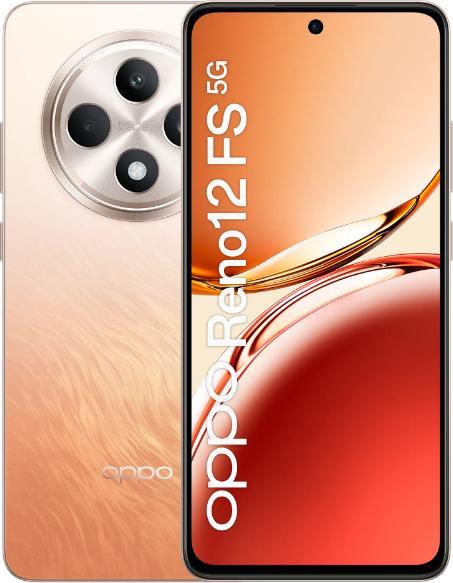 Actual product image OPPO Reno12 FS 5G (512 GB, Amber Orange, 6.67", 50 Mpx, 5G)