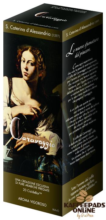 Produktbild Caffè del Caravaggio Kaffeepads Vigoroso (20 Pads) (20 x Port.)