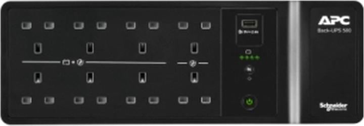 Actual product image APC BACK-UPS 500VA 8 ITALIAN (500 VA, 300 W, Standby UPS)