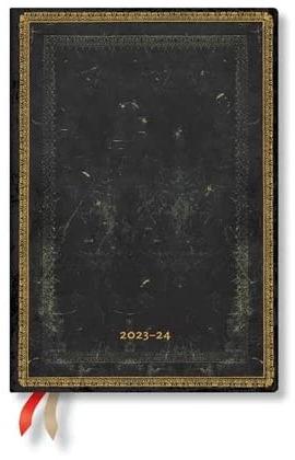 Actual product image Paperblanks Arabica (Old Leather Collection) Midi 18-month Dayplanner 2024