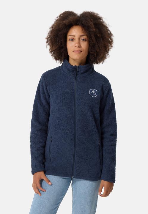 Cash-Mere Retro-Fleece-Jacke aus recyceltem Polyester (S)