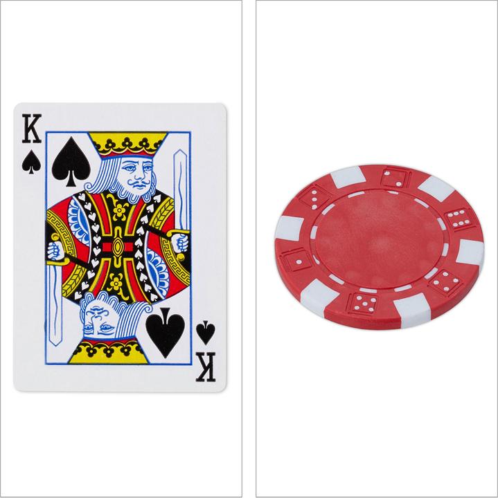 Image du produit Relaxdays Mallette de poker (Français)
