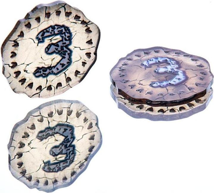 Actual product image E-Raptor Tokens and Markers: Spirit Island Jagged Earth Token Set (GB)