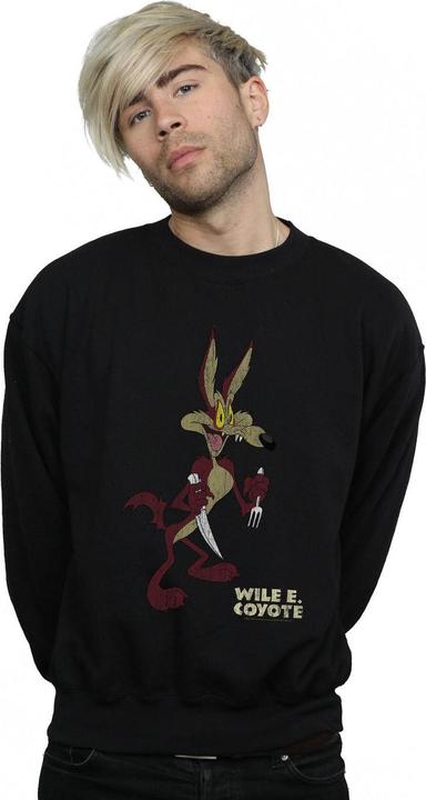 Immagine prodotto Looney Tunes Wile E Coyote Distressed Felpa Uomo (XL)