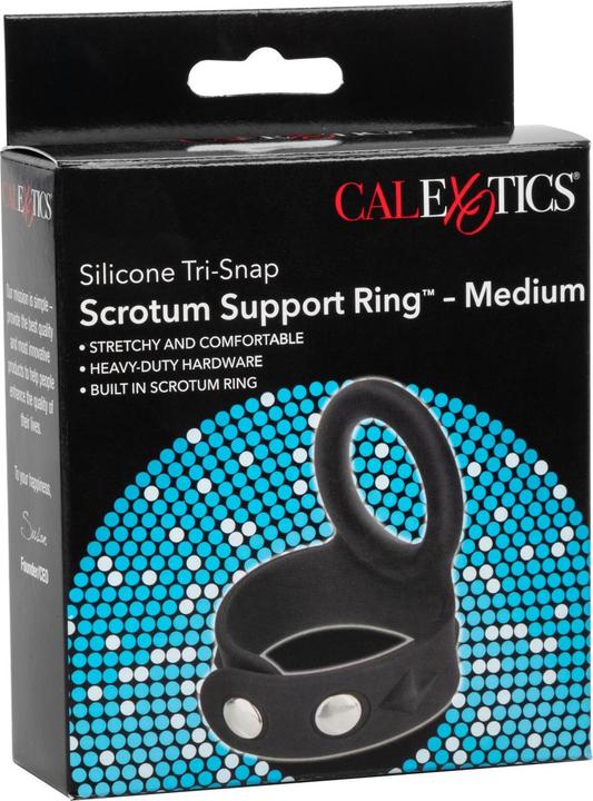 Productafbeelding CalExotics 3-Snap Scrotum Ring - Medium (2.15 cm)