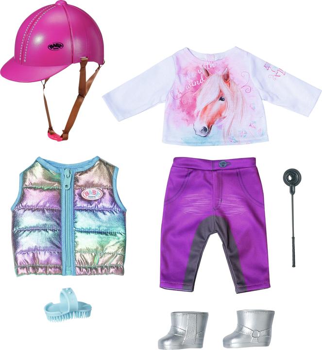 Produktbild Zapf Creation BABY born Deluxe Reitoutfit 43cm